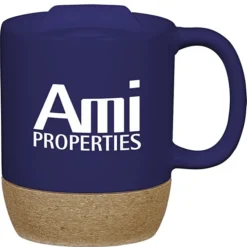 Cork Bottom Ceramic Mug - 12 oz