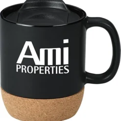 Cork Bottom Ceramic Mug - 12 oz