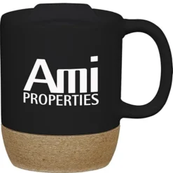 Cork Bottom Ceramic Mug - 12 oz