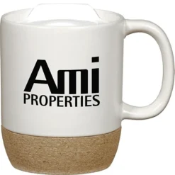 Cork Bottom Ceramic Mug - 12 oz