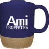 Cork Bottom Ceramic Mug - 12 oz - 24 hr