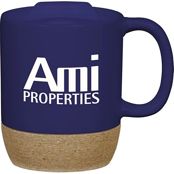 Cork Bottom Ceramic Mug - 12 oz - 24 hr