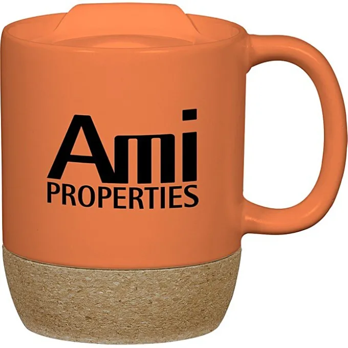 Cork Bottom Ceramic Mug - 12 oz - 24 hr