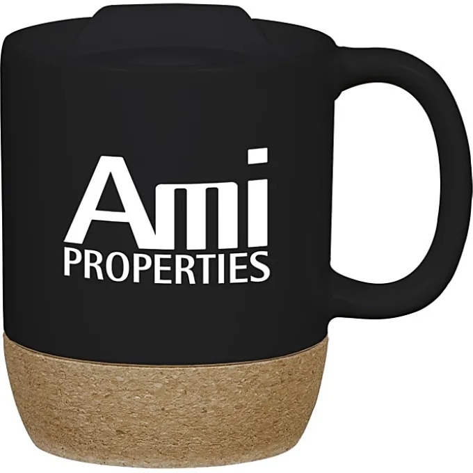 Cork Bottom Ceramic Mug - 12 oz - 24 hr