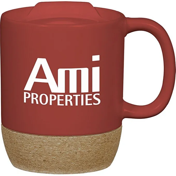 Cork Bottom Ceramic Mug - 12 oz - 24 hr
