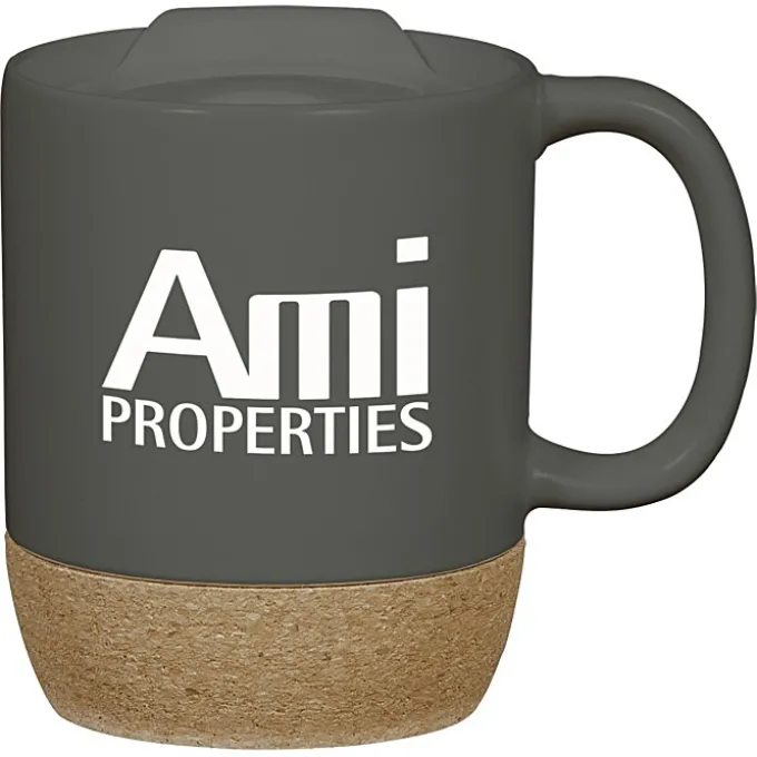 Cork Bottom Ceramic Mug - 12 oz - 24 hr