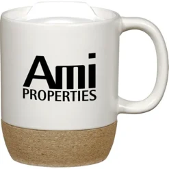 Cork Bottom Ceramic Mug - 12 oz - 24 hr