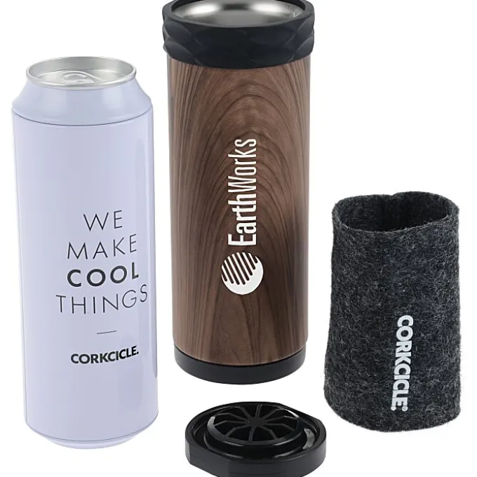 Corkcicle Slim Arctican Insulator - Wood