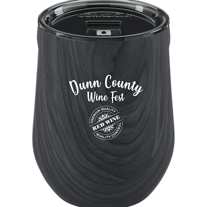 Corkcicle Stemless Wine Cup - 12 oz - Wood