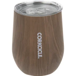 Corkcicle Stemless Wine Cup - 12 oz - Wood