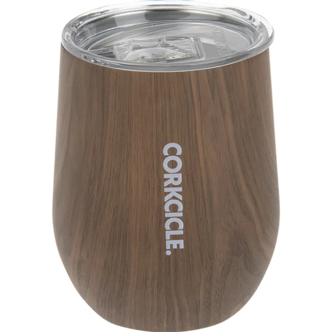Corkcicle Stemless Wine Cup - 12 oz - Wood