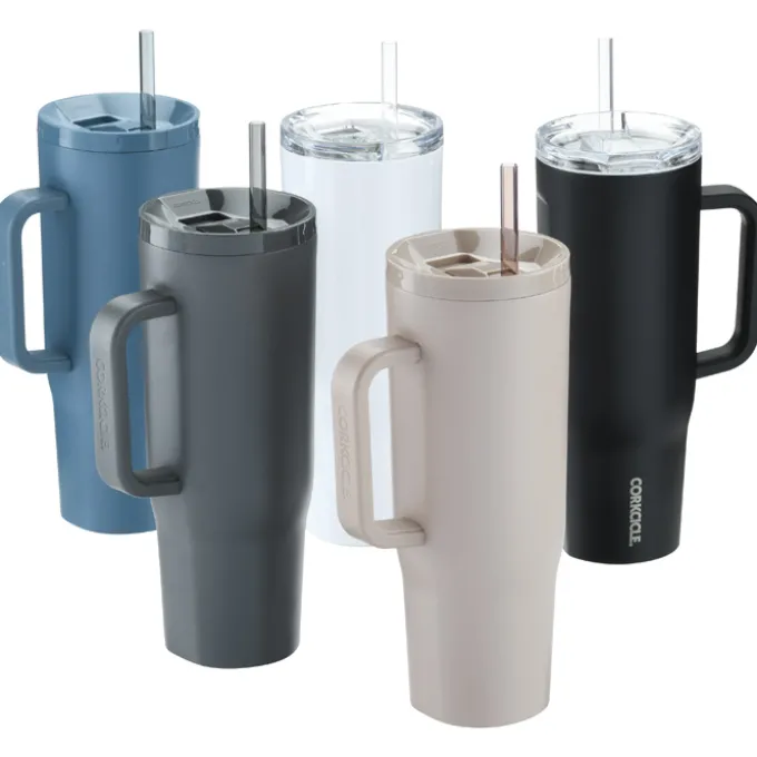 Corkcicle Vacuum Cruiser Mug with Straw - 40 oz