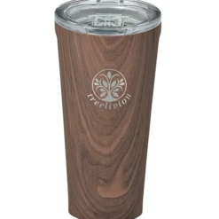 Corkcicle Vacuum Tumbler - 16 oz - Wood - Laser Engraved