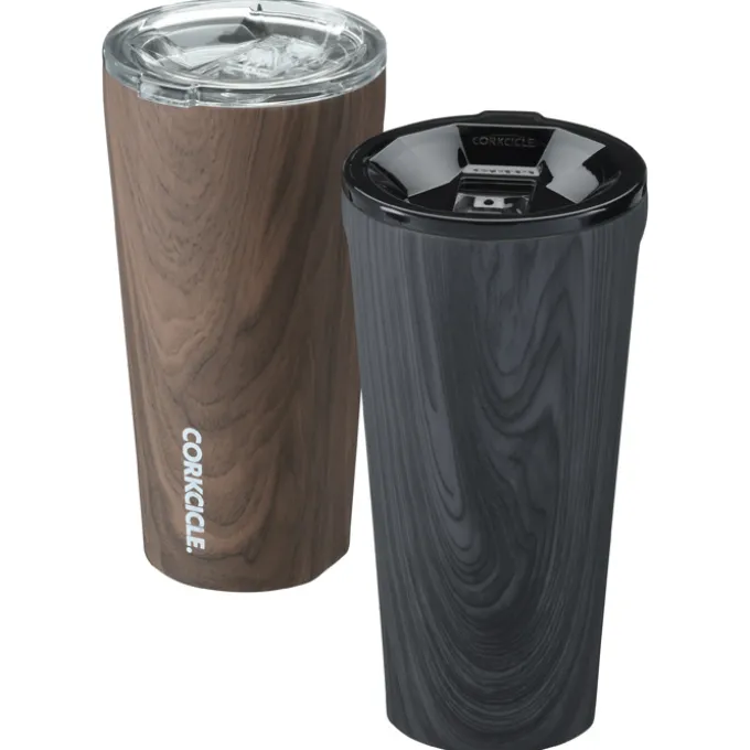 Corkcicle Vacuum Tumbler - 16 oz - Wood