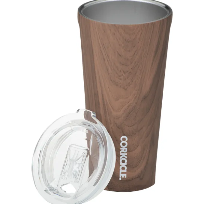Corkcicle Vacuum Tumbler - 16 oz - Wood - Laser Engraved - 24 hr