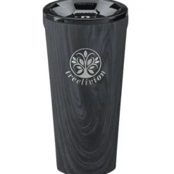 Corkcicle Vacuum Tumbler - 16 oz - Wood - Laser Engraved - 24 hr