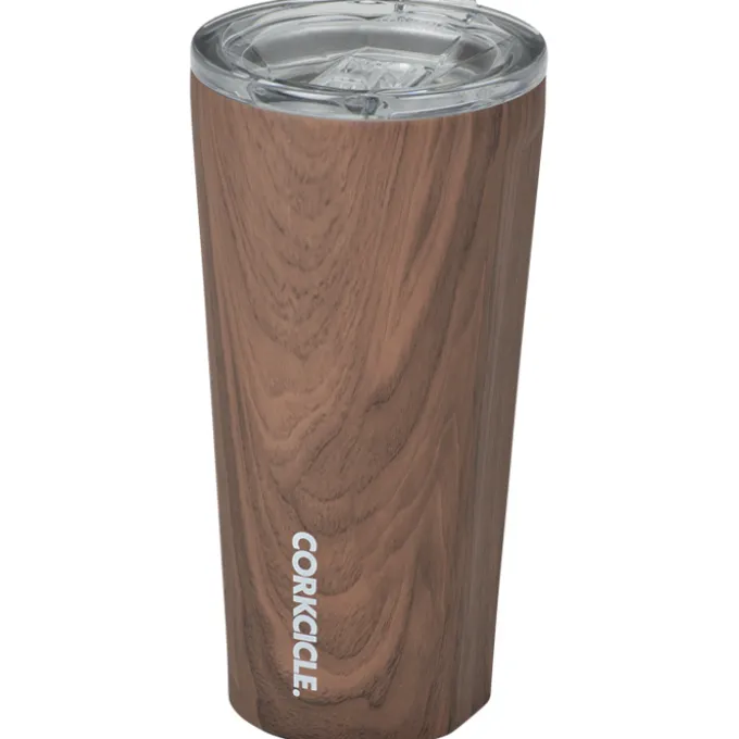 Corkcicle Vacuum Tumbler - 16 oz - Wood - Laser Engraved - 24 hr