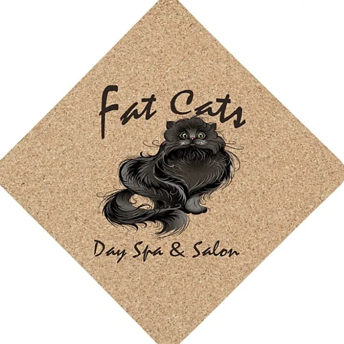 Cork Coaster - Diamond - Full Color