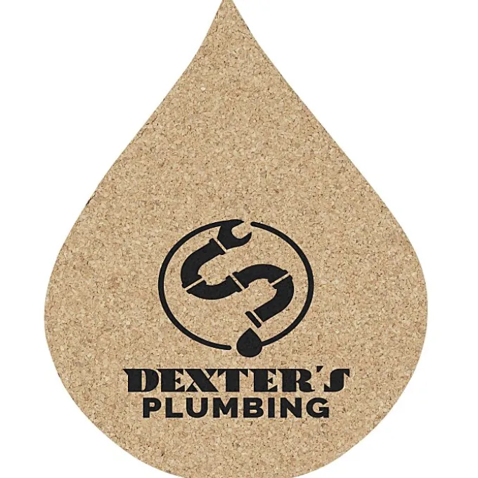 Cork Coaster - Droplet