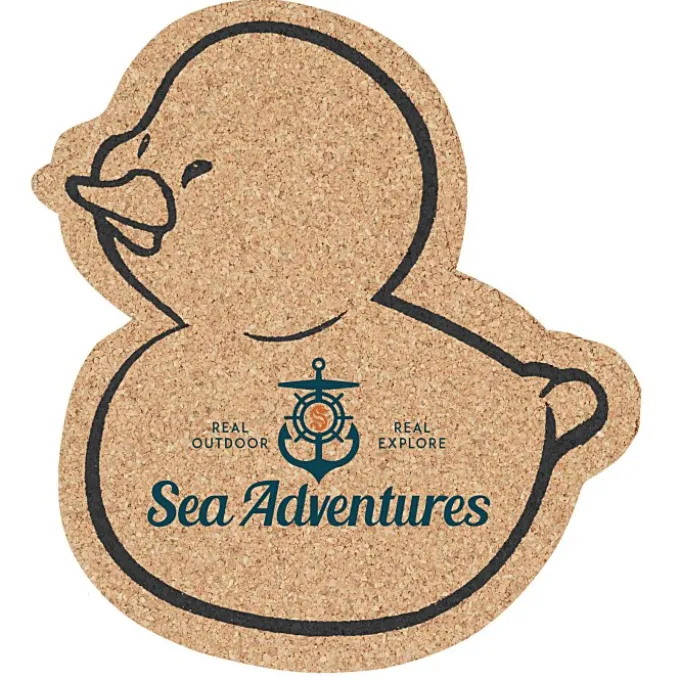 Cork Coaster - Duck - Full Color