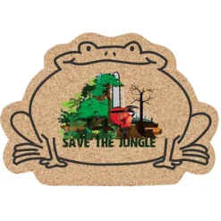 Cork Coaster - Frog - Full Color