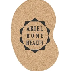 Cork Coaster - Kidney