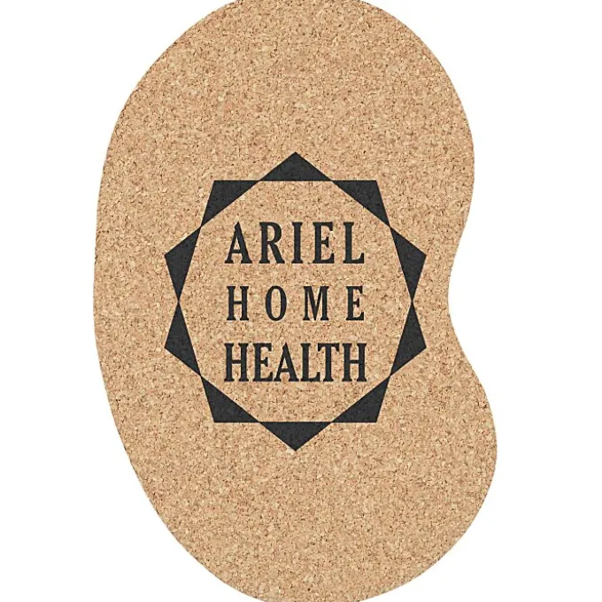 Cork Coaster - Kidney