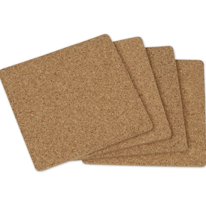 Cork Coaster Set - Square