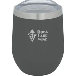 Corzo Vacuum Insulated Wine Cup - 12 oz - Laser Engraved