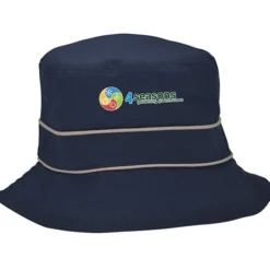 Cotton Bucket Hat with Trim