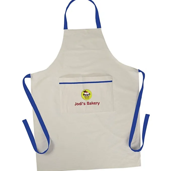 Cotton Cooking Apron - Embroidered