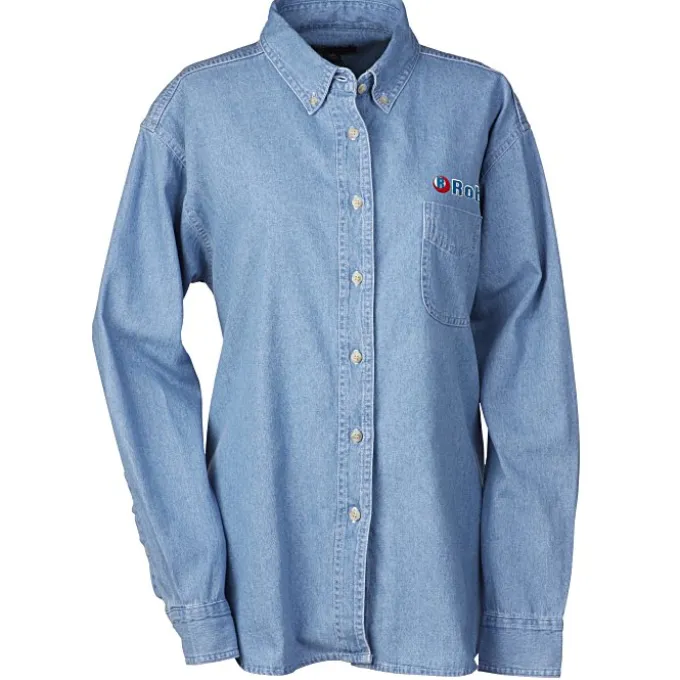 Cotton Denim Shirt - Ladies'