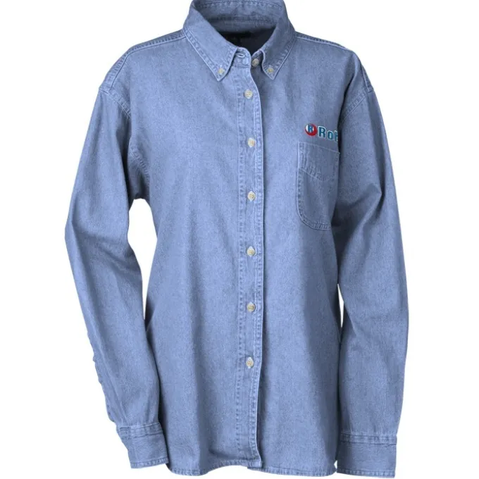 Cotton Denim Shirt - Ladies'