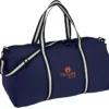 Cotton 22-inch Weekender Duffel - Embroidered