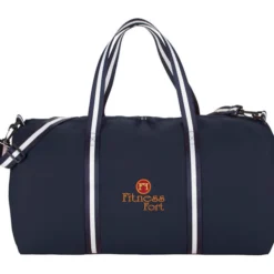 Cotton 22-inch Weekender Duffel - Embroidered