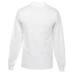 Cotton Mock Turtleneck - White