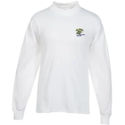 Cotton Mock Turtleneck - White
