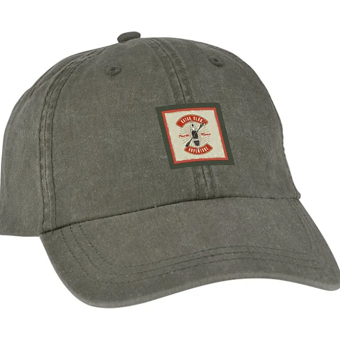 Cotton Pigment Dyed Twill Cap - Full Color Patch
