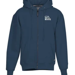 Cotton Rich Zip Front Hoodie - Screen