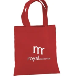 Cotton Sheeting Colored Economy Tote - 9 1/2 inches x 9 inches