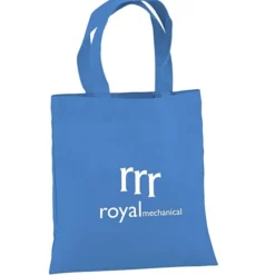 Cotton Sheeting Colored Economy Tote - 9 1/2 inches x 9 inches