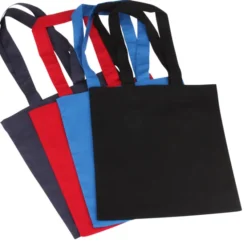 Cotton Sheeting Colored Economy Tote - 12 1/2 inches x 12 inches - 24 hr