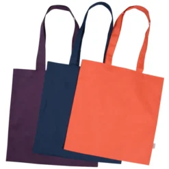 Cotton Sheeting Colored Economy Tote - 12 1/2 inches x 12 inches - 24 hr