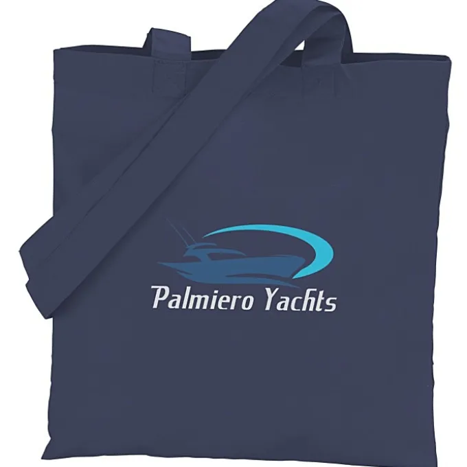 Cotton Sheeting Colored Economy Tote - 12 1/2 inches x 12 inches - Full Color