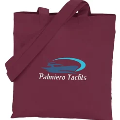 Cotton Sheeting Colored Economy Tote - 12 1/2 inches x 12 inches - Full Color