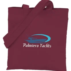 Cotton Sheeting Colored Economy Tote - 12 1/2 inches x 12 inches - Full Color