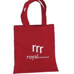 Cotton Sheeting Colored Economy Tote - 9 1/2 inches x 9 inches - 24 hr