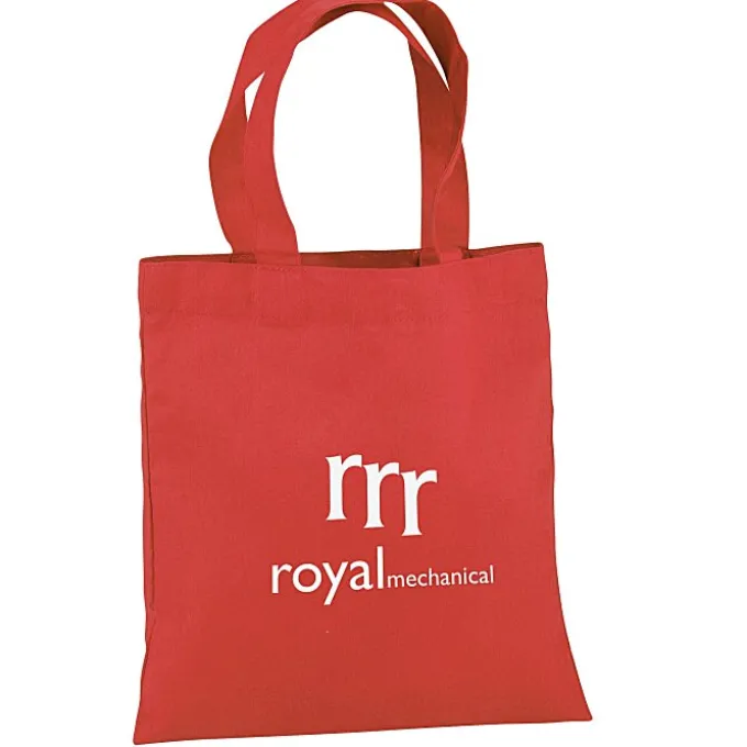 Cotton Sheeting Colored Economy Tote - 9 1/2 inches x 9 inches - 24 hr