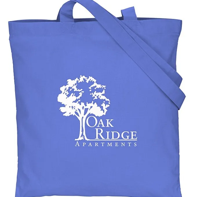 Cotton Sheeting Colored Economy Tote - 15 1/2 inches x 15 inches