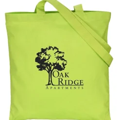 Cotton Sheeting Colored Economy Tote - 15 1/2 inches x 15 inches
